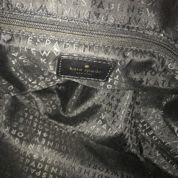 Kate spade Rachelle Black & White Striped Purse - Picture 3 of 7